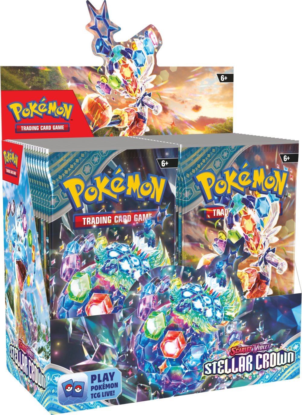 Levně Pokémon TCG: Scarlet &amp; Violet 07 Stellar Crown - Booster