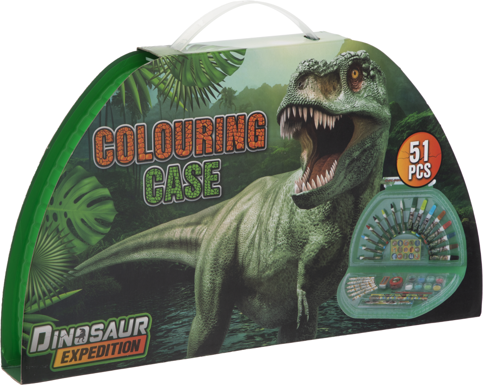Product detail of Malovací kufřík půlkruhový  Dino - Craft Creative