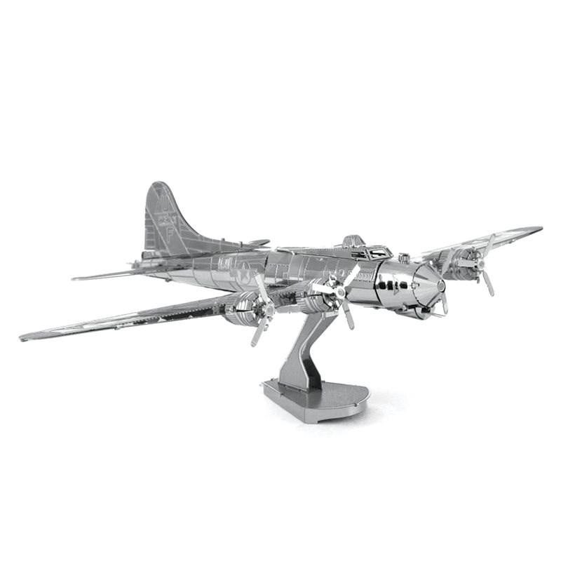 Levně Metal Earth 3D kovový model Bombardér B-17/ Flying Fortress Boeing B-17