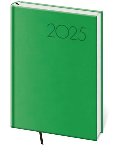Levně Denní diář 2025 A5 Print Pop světle zelený