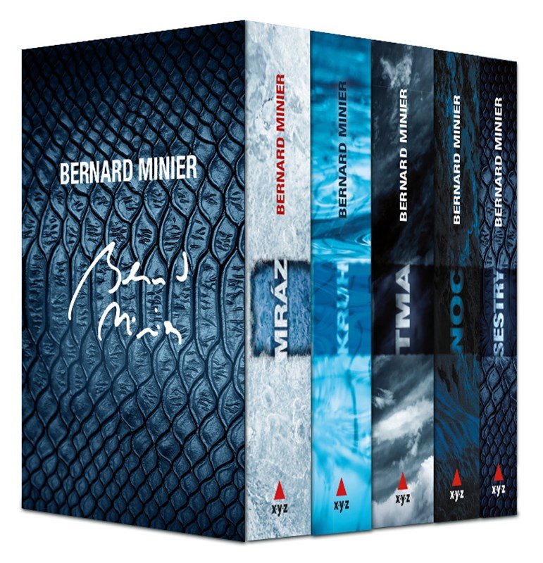 5 x Bernard Minier - BOX Mráz, Kruh, Tma, Noc, Sestry, 1. vydání - Bernard Minier