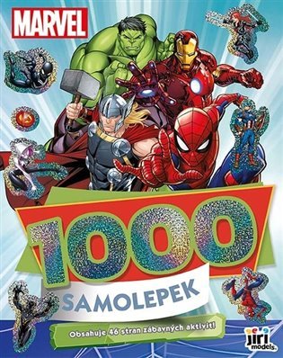 1000 samolepek s aktivitami Marvel