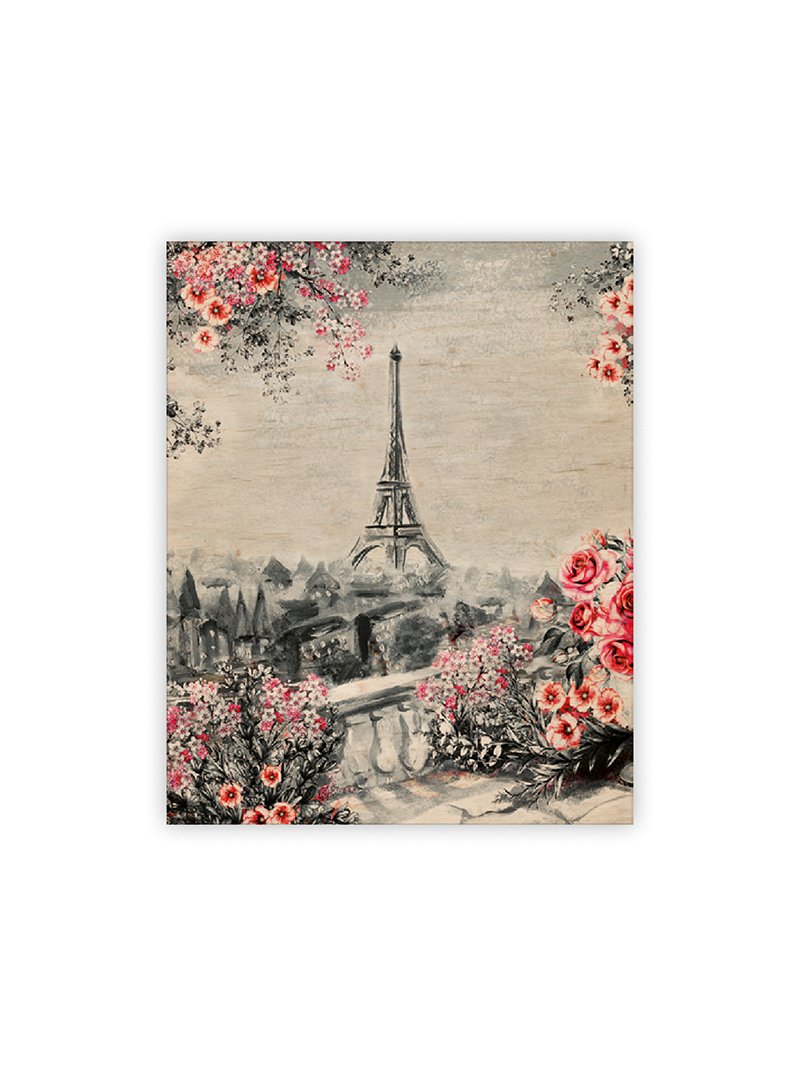 Levně Obraz dřevěný: Eiffel Tower II., 240x300