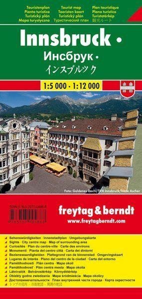 Levně Innsbruck1:5 000-1:12 000 / plán města