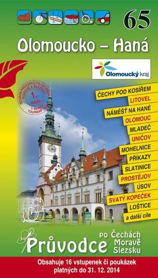 Levně Olomoucko - Haná 65. - Průvodce po Č,M,S + volné vstupenky a poukázky