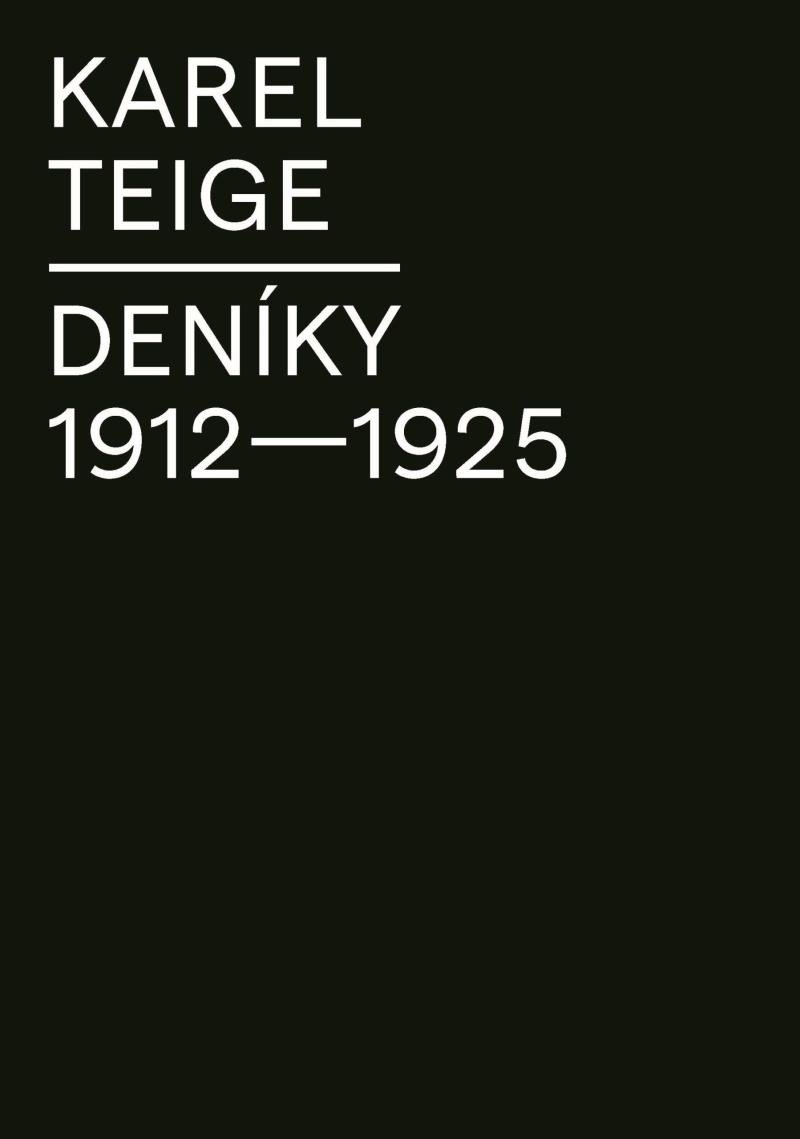 Levně Deníky 1912-1925 - Karel Teige
