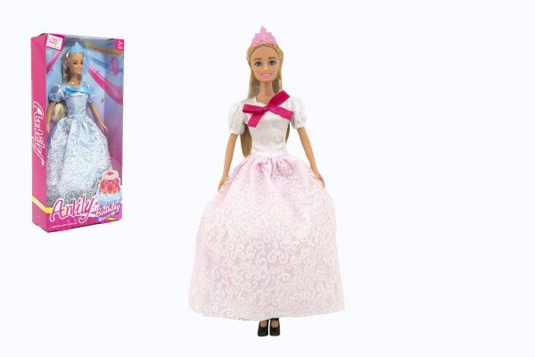 Levně Panenka Anlily princezna kloubová 30cm plast 2 barvy v krabici 15x32x6cm