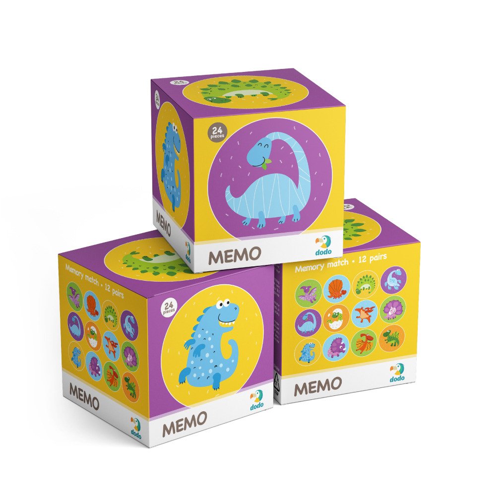 Levně Hra Memo Mini 24 dílků - MIX - Spin Master Pog Party