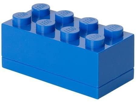 Levně Úložný box LEGO Mini 8 - modrý
