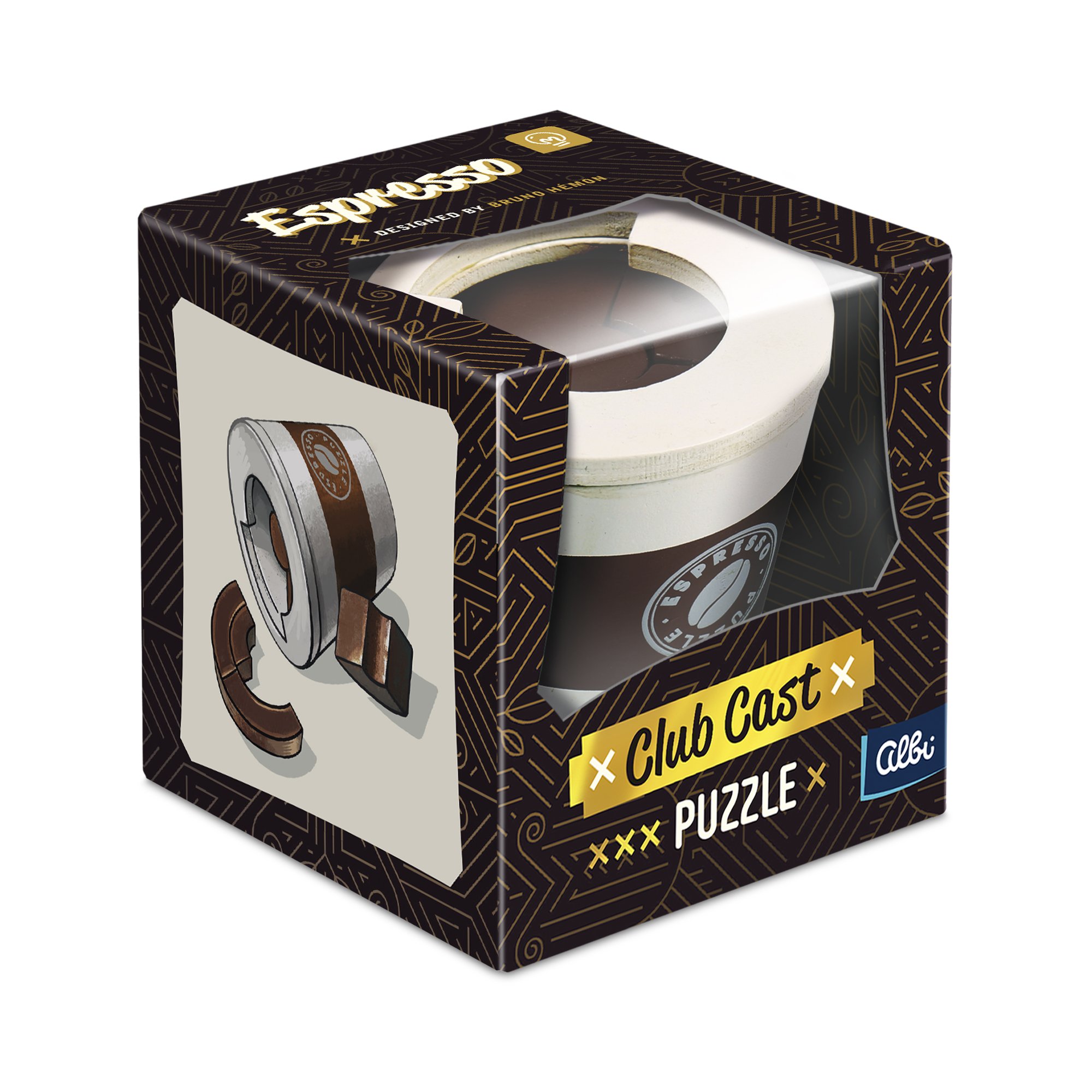 Product detail of Hlavolam Puzzle Club Cast - Espresso - Albi