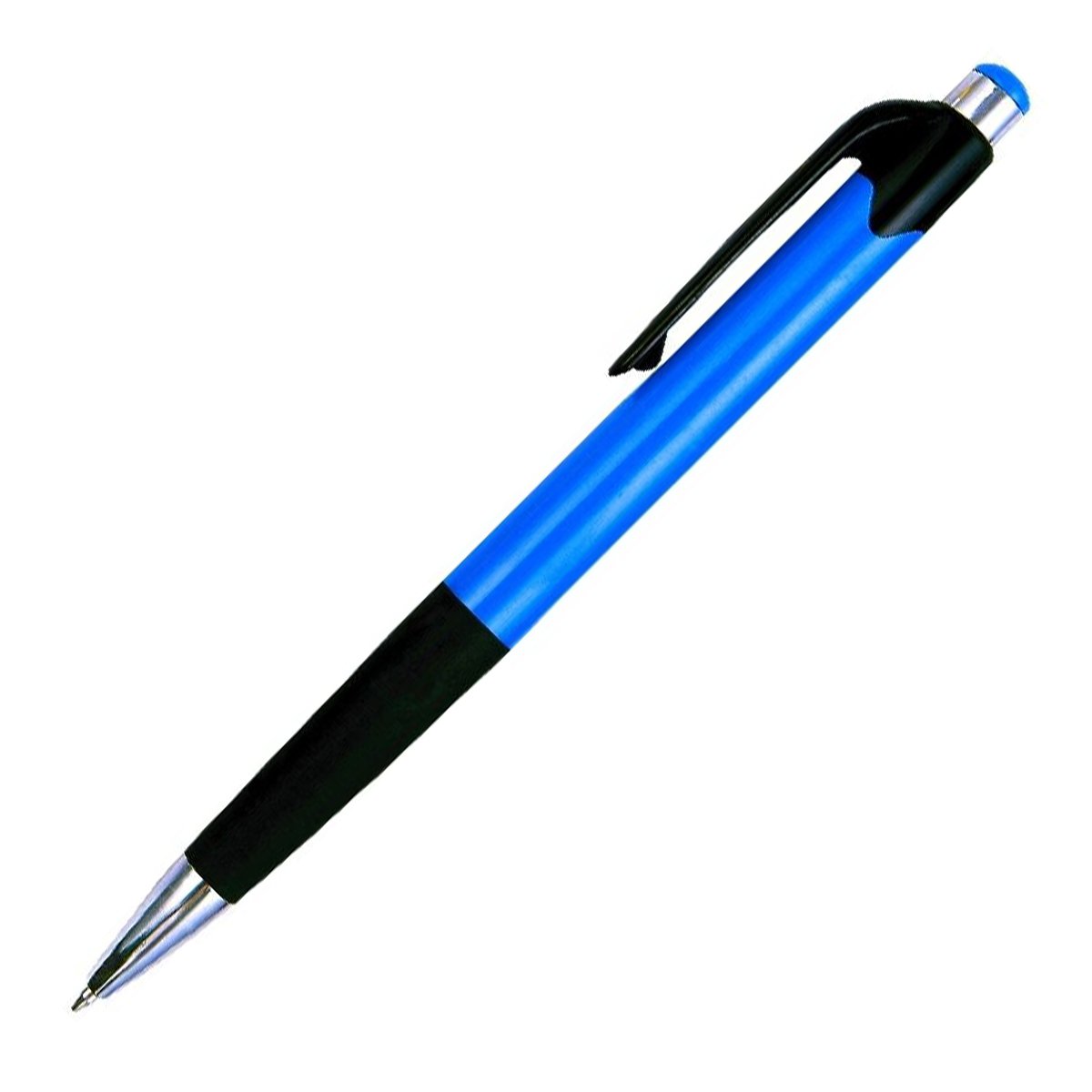 Levně Spoko kuličkové pero, modrá náplň, modré - 12ks