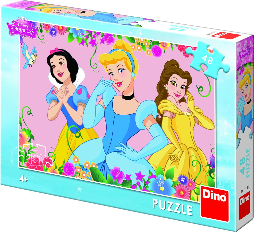Levně Puzzle Rozkvetlé princezny 48 dílků - Dino