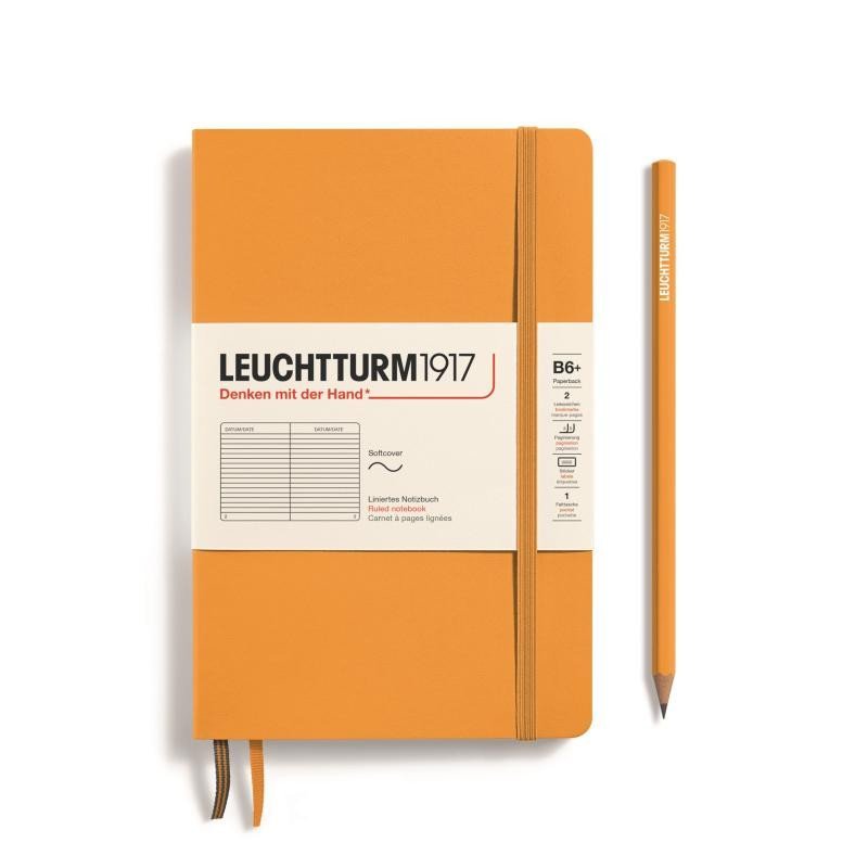 Levně Leuchtturm1917 Zápisník Rising Sun Softcover B6+ linkovaný