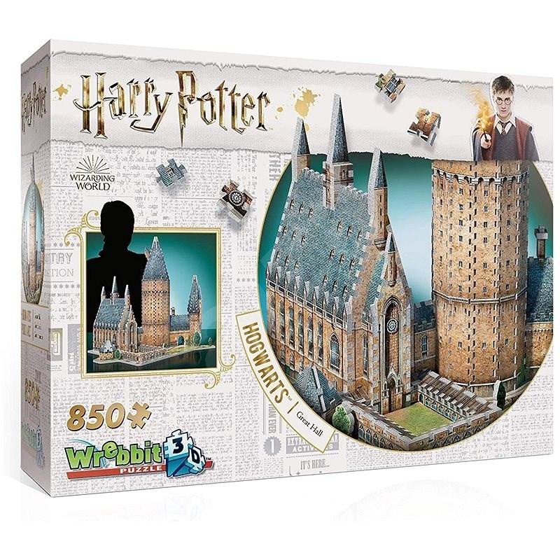 Puzzle 3D Harry Potter: Bradavice, Velká síň 850 dílků
