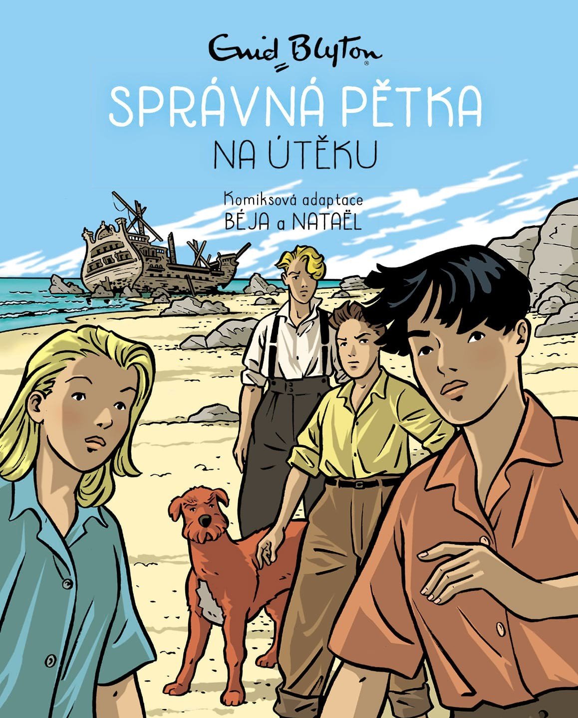 Levně Správná pětka 3. na útěku - komiks - Enid Blytonová