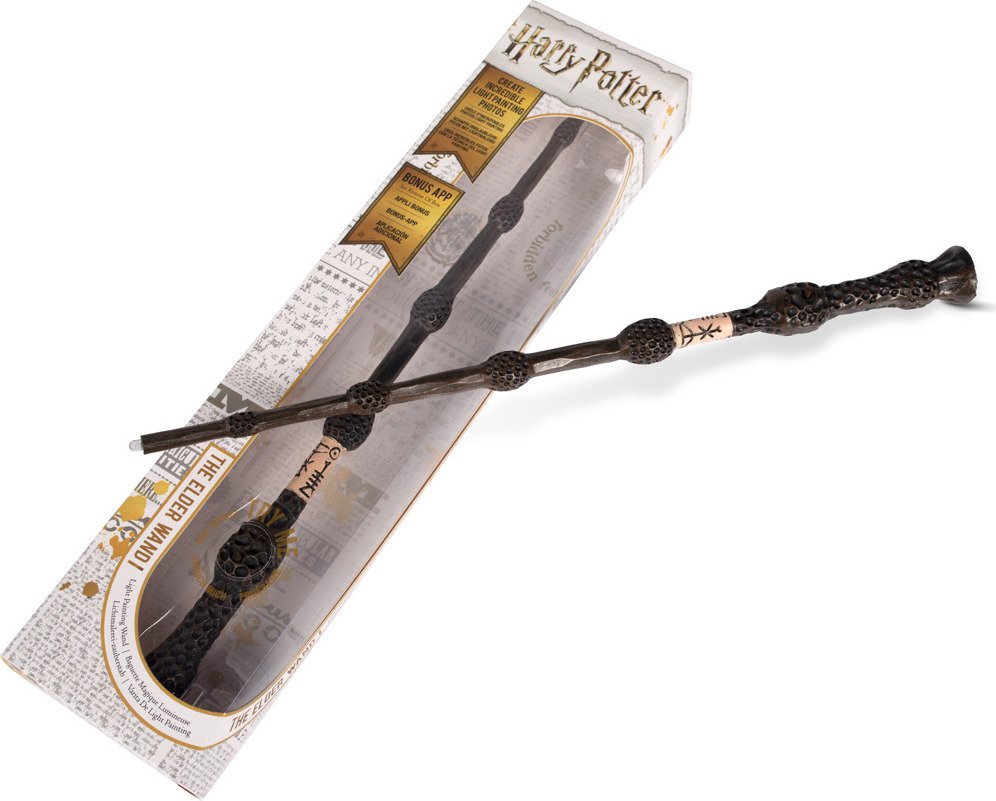 Levně Harry Potter hůlka velká svítící - bezová hůlka - EPEE