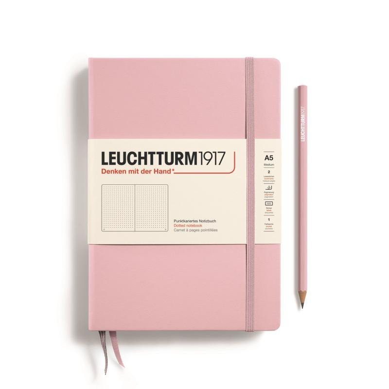 Levně Leuchtturm1917 Zápisník Powder Medium A5 tečkovaný