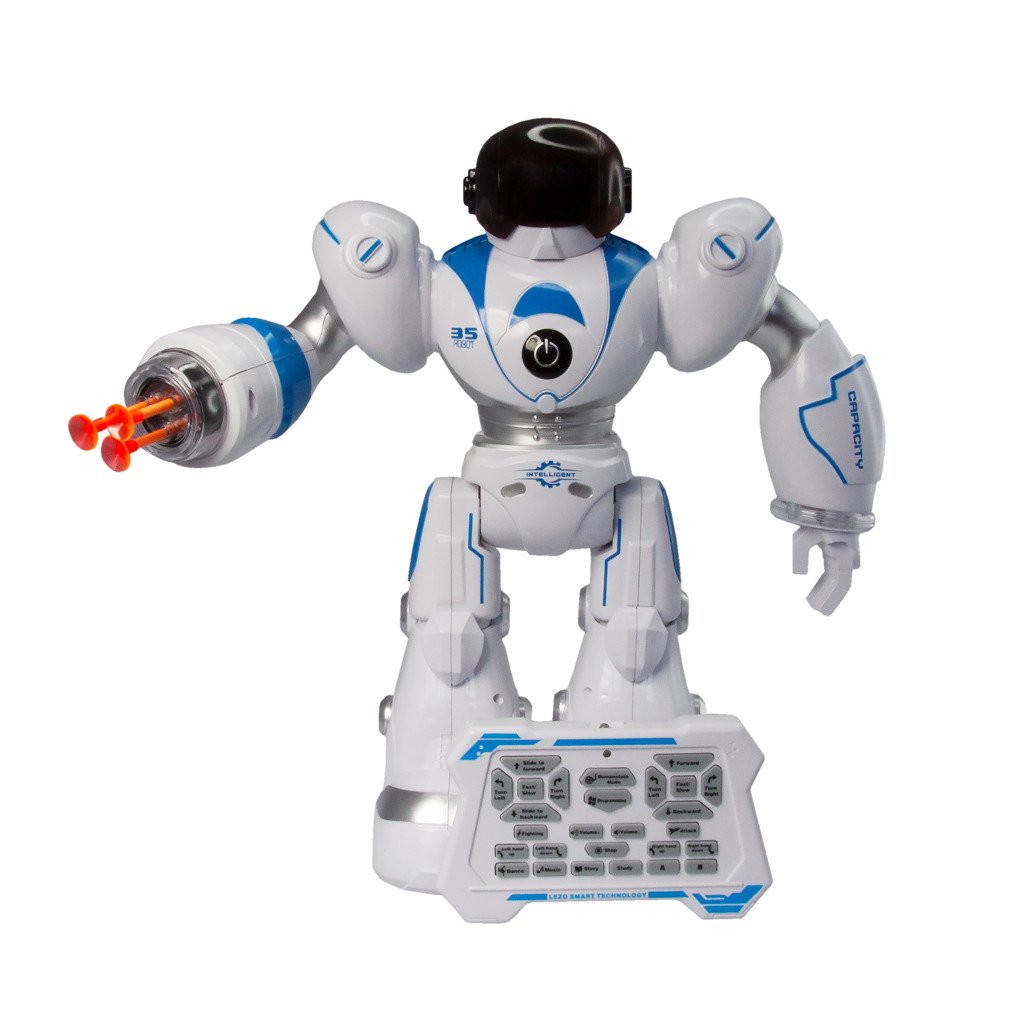 Levně RC Robot Robin modro-bílý - Alltoys
