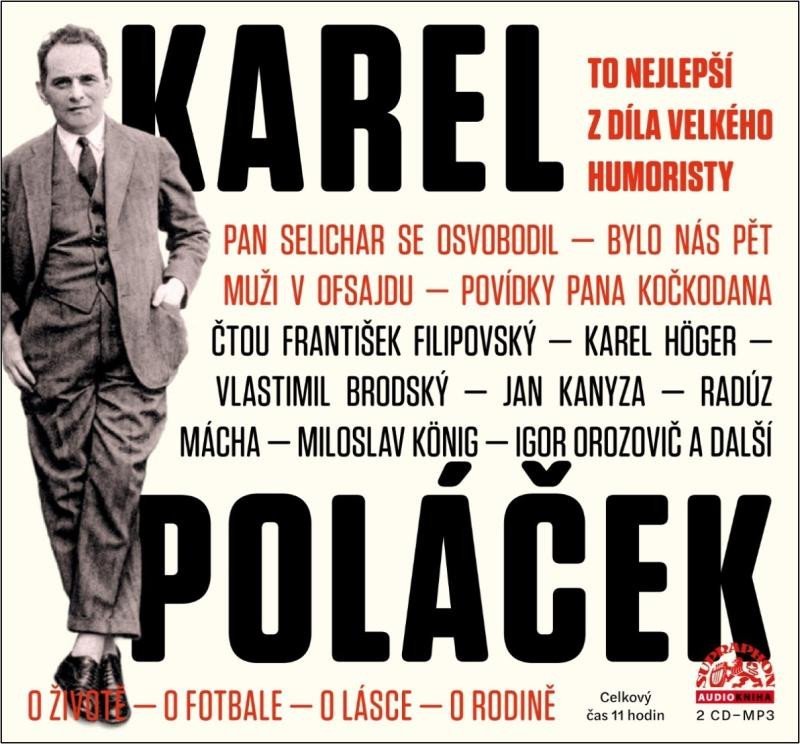 To nejlepší z díla velkého humoristy - 2 CDmp3 - Karel Poláček