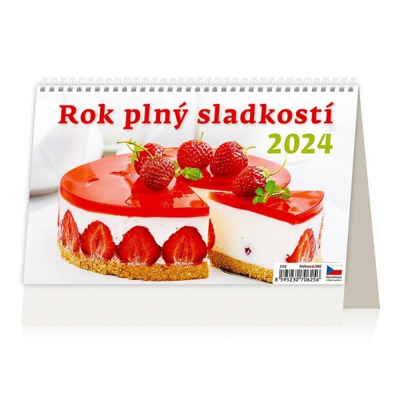 Levně Kalendář stolní 2024 - Rok plný sladkostí