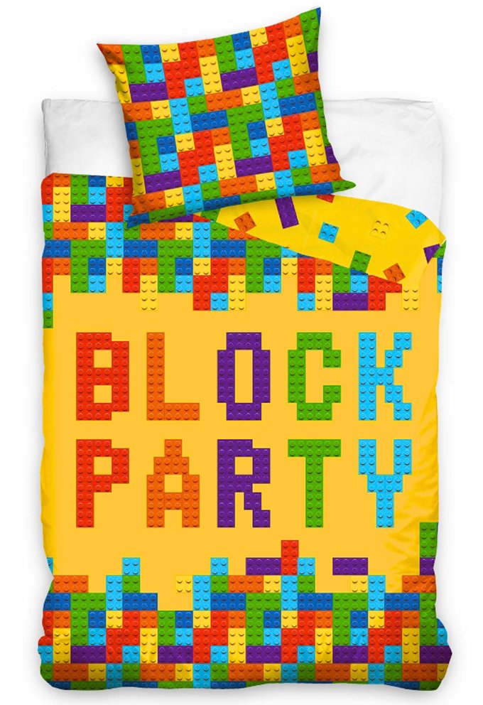 Levně Dětské povlečení Stavebnice Block Party