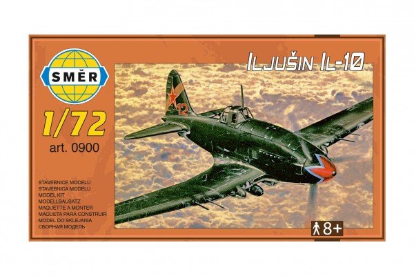 Levně Model Iljušin II-10/Avia B-33 15,5x18,5cm v krabici 25x14,5x4,5cm