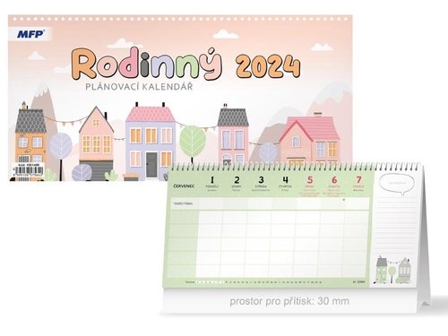Levně Rodinný - plánovací 2024 - stolní kalendář