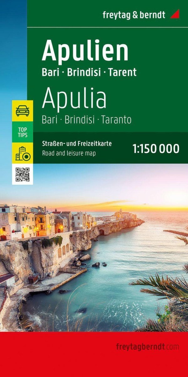 Apulie 1:150 000 / automapa a rekreační mapa