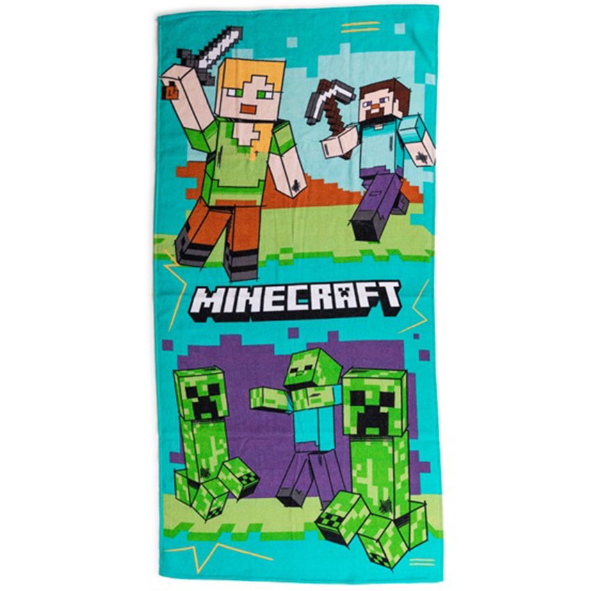 Levně Dětská osuška Minecraft Vzhůru do Boje