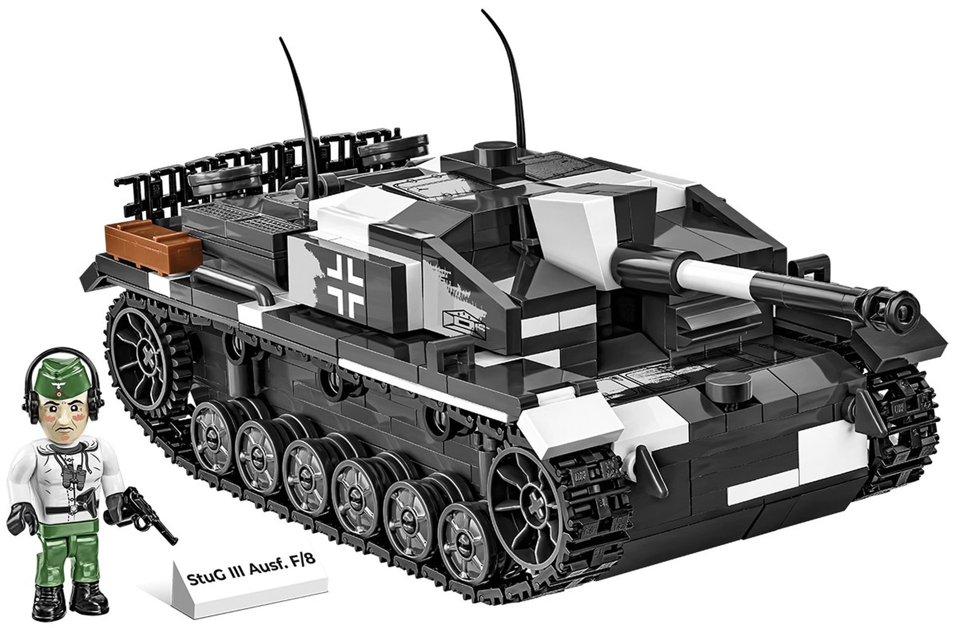 Levně COBI 2286 II WW Stug III Ausf F/8 &amp; Flammpanzer, 2v1, 1:35, 548 k, 1 f