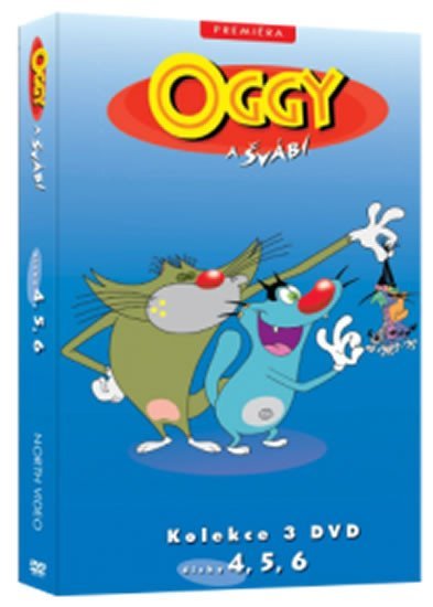 Levně Oggy a švábi 4 - 6 / kolekce 3 DVD