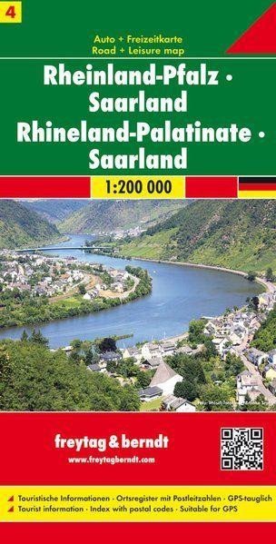 Levně RK 102 Porýní-Falc – Sársko 1:200 000 / automapa + mapa pro volný čas