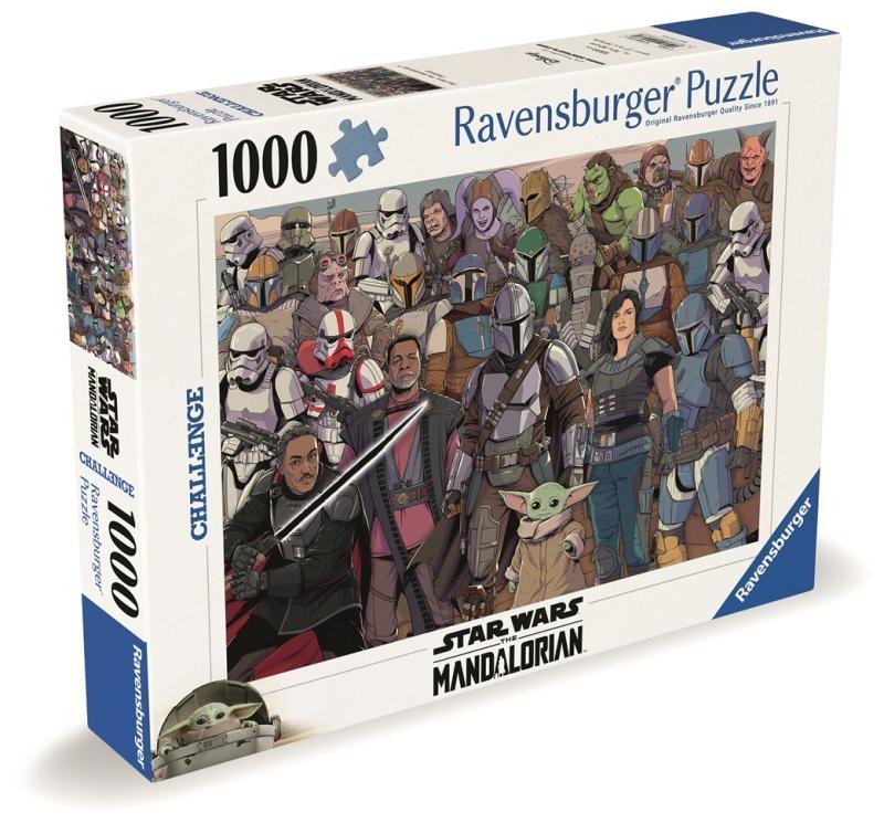 Levně Puzzle Challenge: Star Wars: Mandalorian 1000 dílků