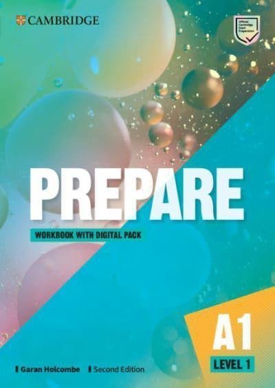 Prepare 1/A1 Workbook with Digital Pack, 2nd - Garan Holcombe