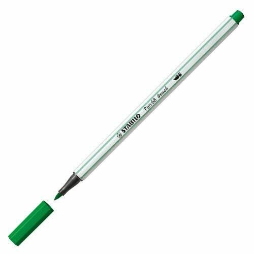Levně Fixa STABILO Pen 68 brush zelená smaragdově