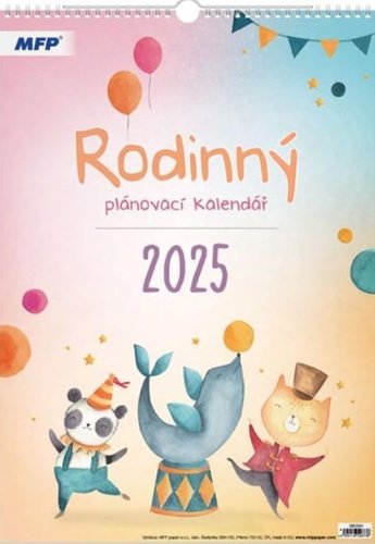 Levně Rodinný kalendář 2025 - nástěnný kalendář