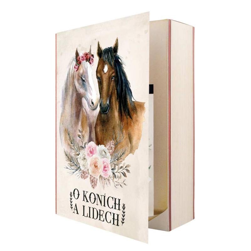 Levně Dárková sada malá kniha - O koních a lidech (sprchový gel, šampon)