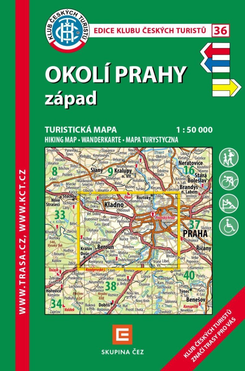 Levně KČT 36 Okolí Prahy západ, 8. vydání