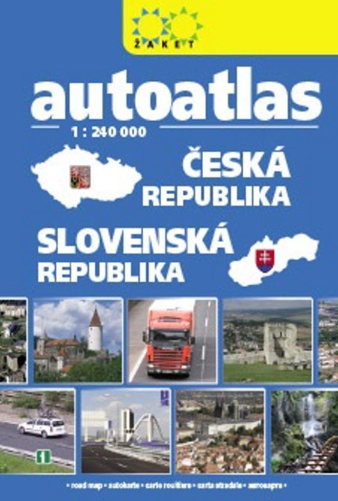 Levně Autoatlas ČR + SR 1:240 000
