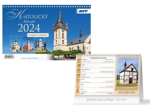 Levně Katolický 2024 - stolní kalendář