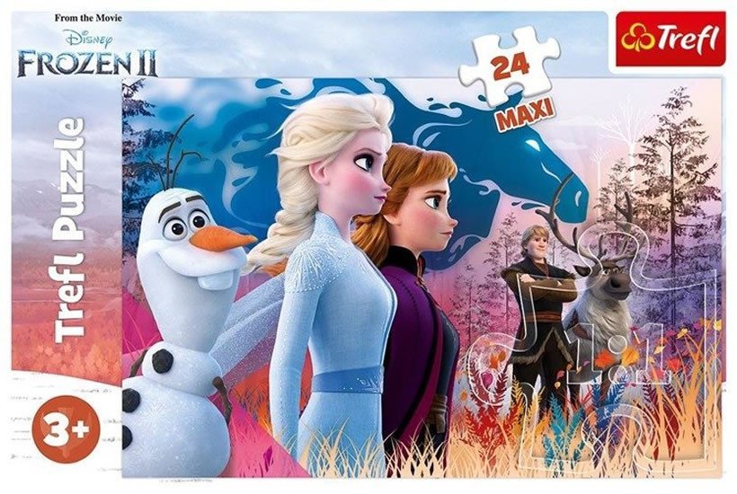 Levně Trefl Puzzle Frozen 2 - Magická cesta / 24 dílků MAXI