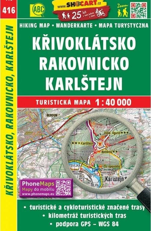 SC 416 Křivoklátsko, Kalštejnsko, Rakovnicko 1:40 000