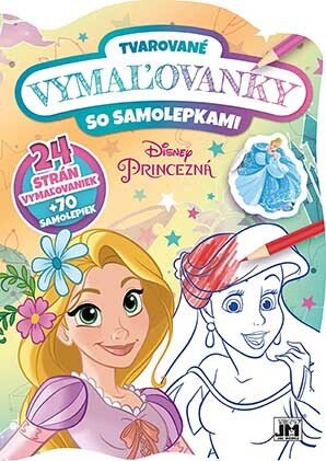 Levně Tvarované vymaľovanky Princezné