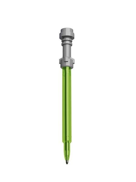 Levně LEGO Star Wars Gelové pero Světelný meč - světle zelené