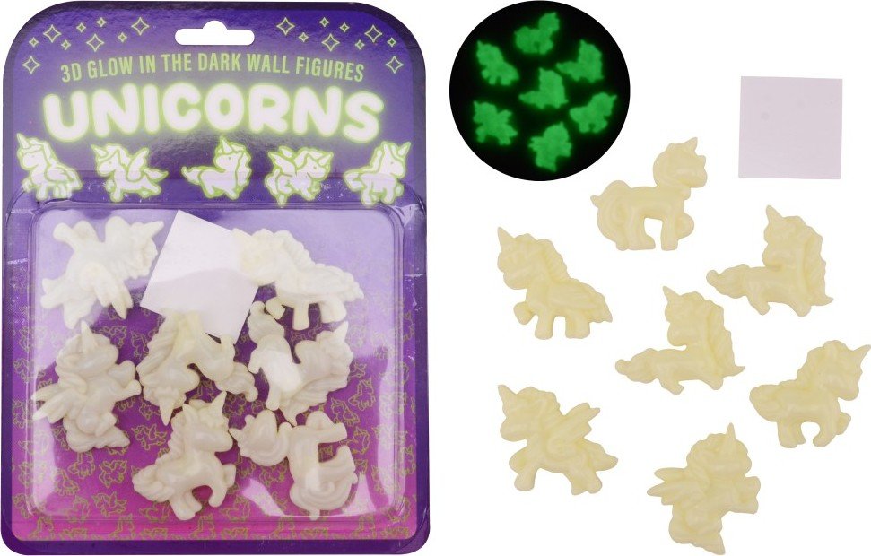 Product detail of Svítící Jednorožci na zeď 3D - Johntoy