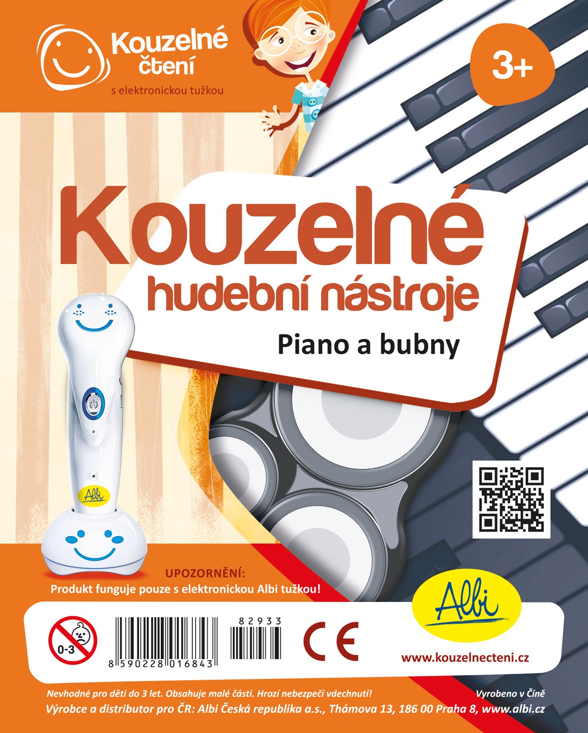 Albi Kouzel.nástroje - Piano a bubny