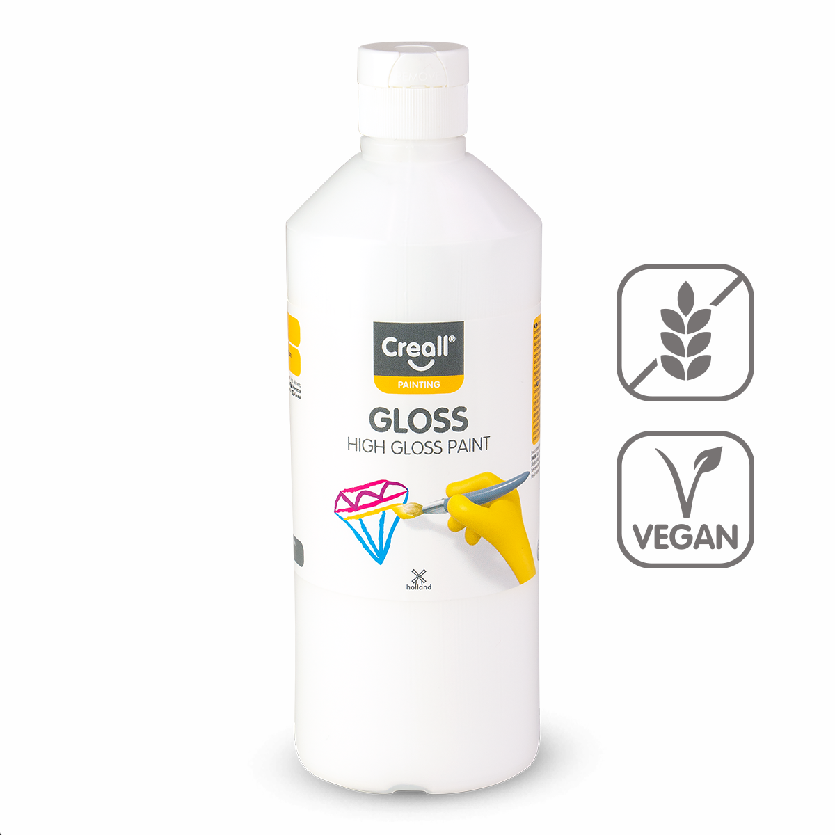 Product detail of Creall barva s vysokým leskem Gloss, 500 ml, bílá