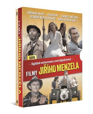Levně Filmy Jiřího Menzela (digitálně restaurované a nově digitalizované)