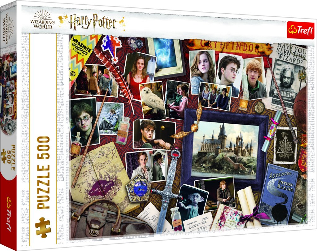 Levně Trefl Puzzle Harry Potter - Vzpomínky na Bradavice / 500 dílků - Trefl