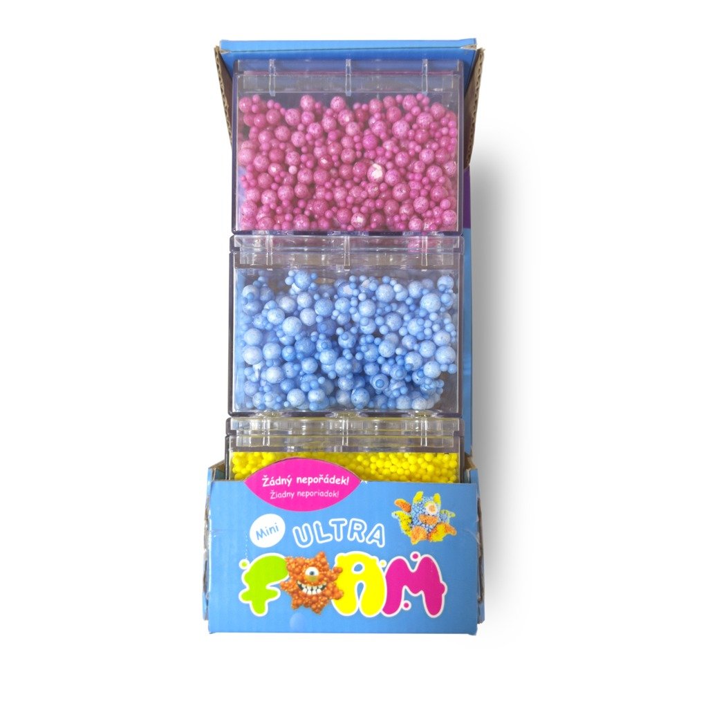 Levně Ultra Foam 3 pack mix (balení 3 kusů modrá, nachová, žlutá) - EPEE